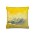 thumbnail image 1 of Oreiller Premium - design Jaune et Gris, 1 of 4