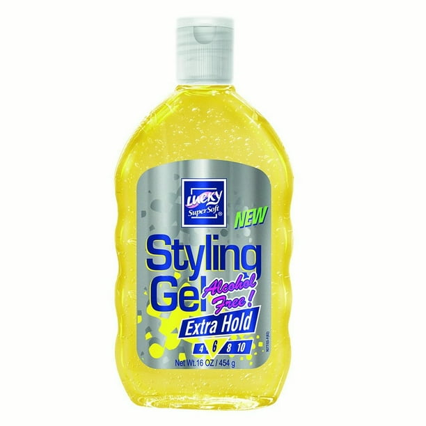 Lucky Super Soft Styling Gel, Extra Hold, 16 Oz