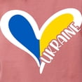thumbnail image 3 of CafePress - Love Ukraine Heart T Shirt - Womens Comfort Colors® Shirt, 3 of 4