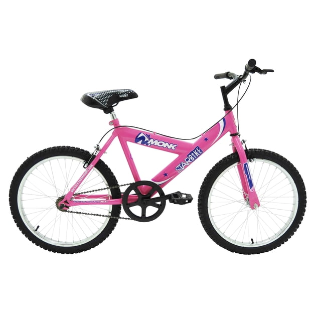 Bicicleta Infantil Económica de Montaña Rodada 20 con 1 Velocidad Monk Rosa