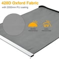 thumbnail image 4 of Yescom Car Side Awning replacement 4.5x6 Ft Rooftop Tent UV50+(Only Awning Replacement Fabric Grey）, 4 of 8