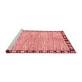 thumbnail image 2 of Ahgly Company Machine Washable Indoor Rectangle Abstract Red Modern Area Rugs, 2' x 5', 2 of 4