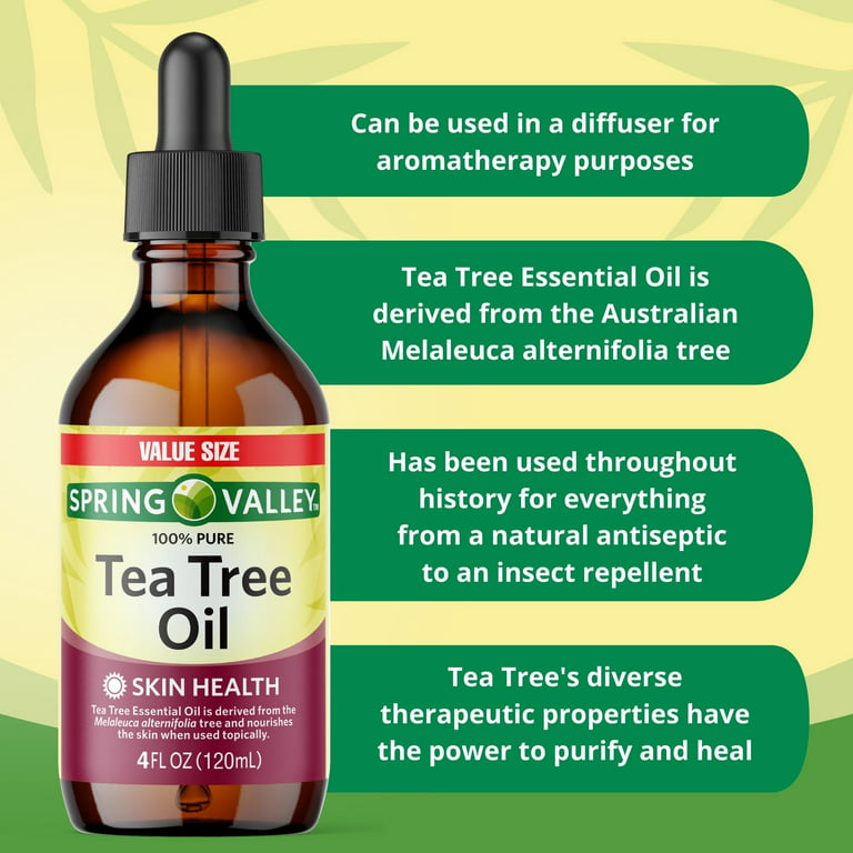 Now Foods Tea Tree Oil - 4 fl oz jar
