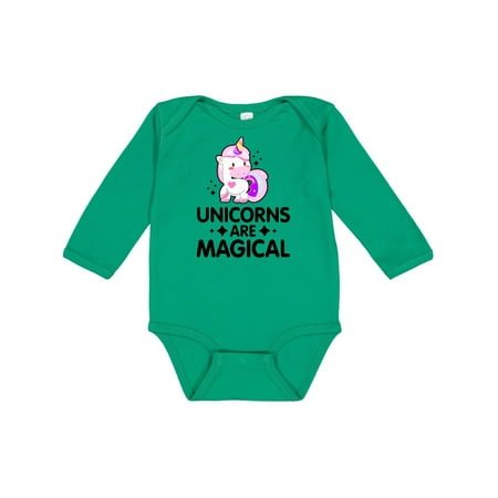 

Inktastic Unicorns are Magical Gift Baby Boy or Baby Girl Long Sleeve Bodysuit