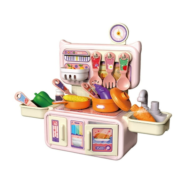 Juguetes Para Niño Juego de cocina de juguete con grifo y fregadero de simulación. Exprime el agua y simula jugar a la cocina con los niños. Juguetes Para Bebe 1 Año