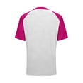 thumbnail image 4 of Cute Summer Tops for Women Short Sleeve Round Neck Raglan T-Shirt Color Block Baseball Tee Trendy Outfits 2026 Blusas Basicas, 4 of 7