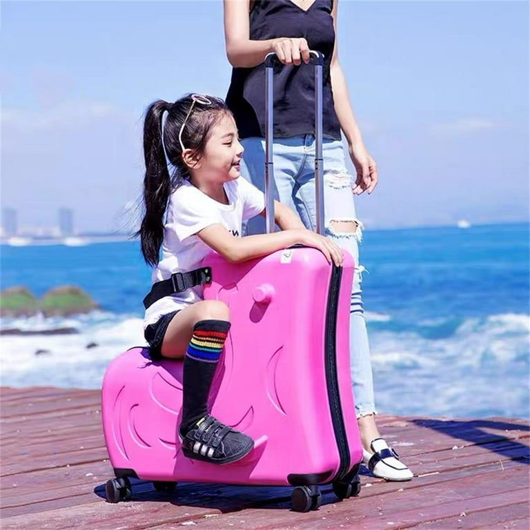 ma　　キッズトラベル Kids Ride on Luggage, Toddler Luggage Seat Ride on, Kids