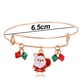 thumbnail image 2 of Brazalete navideño para mujer, amuletos navideños, acabado brillante, pulseras navideñas Zhivalor  CPB-CJZ347-4, 2 of 5