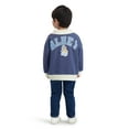 thumbnail image 3 of Bluey Toddler Boy Long Sleeve Rugby Shirt, Sizes 12M-5T, 3 of 5