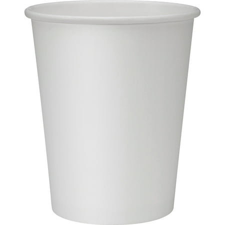 Plain Demi Cup - Unicup 8oz Plain White PE Hot Paper Cup(1000 cups/case)