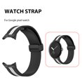 thumbnail image 1 of Correa de muñeca para reloj inteligente con banda de silicona para Google Pixel Watch 2022 (blanco y negro), 1 of 9