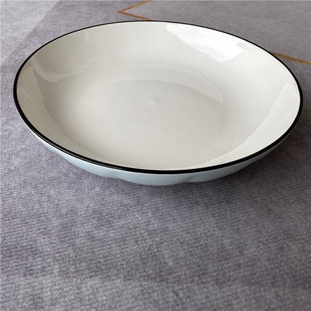 VERENIX Ceramic Pie Pans 10 inch Round Dinner Non-Stick Saucers Dishes