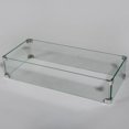 thumbnail image 3 of , Rectangular Fire Pit Wind Guard, Clear ,Glass , Rectangular Fire Pit Wind Guard, 3 of 5