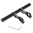 thumbnail image 2 of Baohd 25cm Handlebar Extender Bike Front Light Bracket Extension Speedometer Holder Accessories Double Clamps No.01, 2 of 8