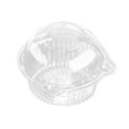 thumbnail image 1 of Cupcake Holders Individual,50 Pc Cupcake Containers Disposable Clear Plastic Single Muffin Dome Holders (white, 50 Pcs), 1 of 5