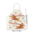 thumbnail image 3 of npkgvia apronClearance,Sausage Dog Kitchen Cooking Aprons Plaid Aprons Adjustable Buffalo Plaid Baking Apronkitchen utensils, 3 of 4