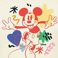 thumbnail image 3 of Disney - Mickey Mouse - Colorful Retro Style - Juniors Fitted Graphic T-Shirt, 3 of 5