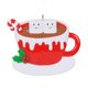 thumbnail image 1 of Yuarrent Decoración colgante temática de Navidad para sala de estar, dormitorio, hogar, árbol de Navidad, puerta de pared, colgante de resina grabable, Kits de decoración para fiestas 2 cabezas Yuarrent HA069812-01B, 1 of 6