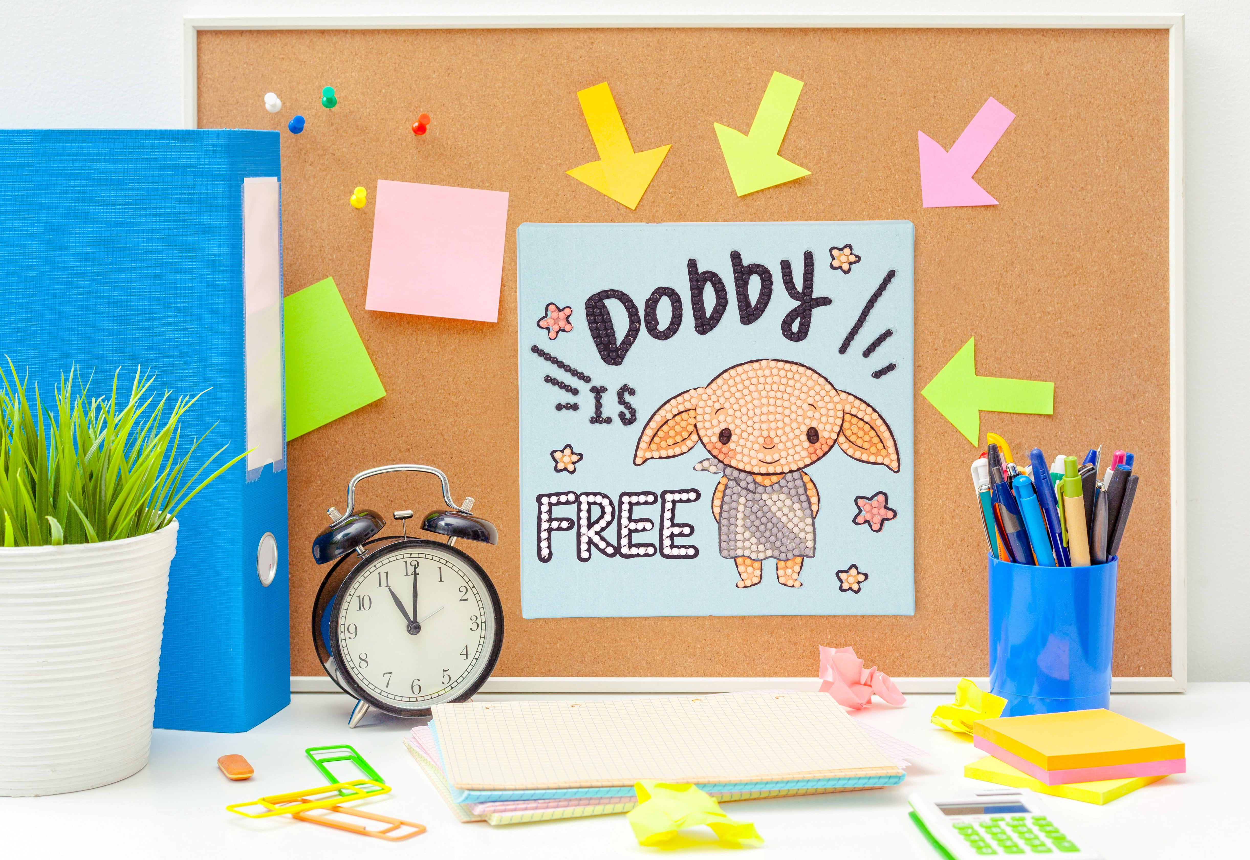 DIAMOND DOTZ® Harry Potter Dobby is Free Special Edition DOTZ® Box Diamond Painting Kit