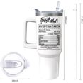 thumbnail image 3 of 40oz Super Chef Tumbler with Handle and Straw, Insulated Stainless Steel Cup, Travel Coffee Mug Water Bottle, Chefs Birthday Gifts for Gifts for Women Men, 3 of 6