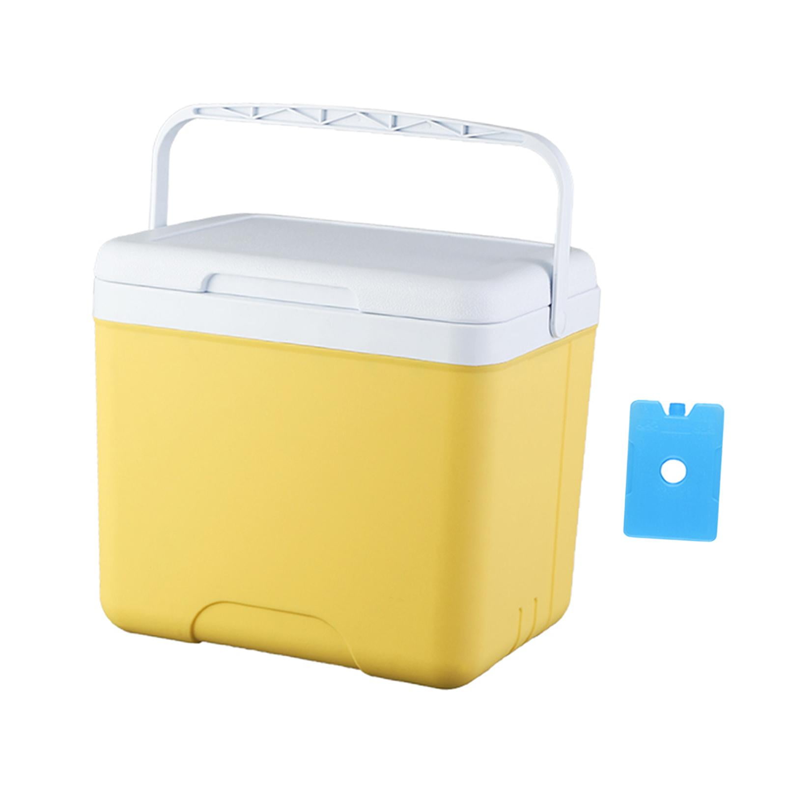 koolsoo Insulated Camping Storage Case Cooling Bucket Multifunctional Ice Chest Box Organizer for Barbecue Groceries Traveling 13L
