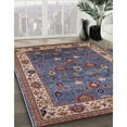 thumbnail image 2 of Ahgly Company Indoor Rectangle Mid-Century Modern Maroon Purple Oriental Area Rugs, 7' x 10', 2 of 6