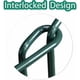 thumbnail image 3 of Garden Artistry: estacas de soporte para plantas de media caña, elegantes anillos de soporte para plantas de interior y exterior, duraderas, resistentes a la intemperie, a prueba de óxido, aspecto, 3 of 5