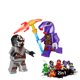 thumbnail image 5 of 24 Piezas Figura de Bloques de Construcción Ninja Sombra, Muñeco de Acción Villano Épico, Set de Minifiguras de Juguete para Colección, 5 of 10