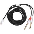 thumbnail image 1 of Replacement Usb C To Dual 1/4 Audio Cable 3m Audio Equipment Converter Cable, 1 of 8