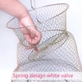 thumbnail image 4 of Lobster Mesh Fishing Net Prawn Crab Cage Foldable Fish Basket, 4 of 8
