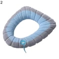 thumbnail image 2 of Travelwant Toilet Seat Cover Pads- Thicker Soft Bathroom Warmer Handle Toilet Seat Cover Pad, Stretchable Washable and Easy Installation Cushioned Lid Seat Covers -Fits Most Toilet Seats, 2 of 2