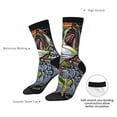 thumbnail image 4 of Xecao fishing bass Pattern Sport Socks for Women and Men Crew Socks Sporty Calf Socks Casual Socks, 4 of 6