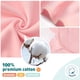 thumbnail image 3 of Mantas para pañales GLLQUEN BABY para niñas de 0 a 3 meses, paquete de 3, 3 of 8