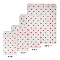 thumbnail image 4 of 100 Qty 5" x 7" Decorative Flat Paper Gift Bags - Mixed Red & Silver Polka-Dot on White Bags - Treats/Gifts/Cookies - N'icePackaging, 4 of 9