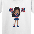 thumbnail image 4 of Inktastic African American Girl, Cheerleaders, Cheerleading Youth T-Shirt, 4 of 5