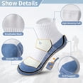 thumbnail image 2 of 12 Pairs Toddler Kids Cushion Socks Boys&Girls Athletic Basketball Sport Youth Crew Soft Breathable Socks For Outdoor, 2 of 6
