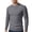 Dark Gray, variant on Men's Crew Neck Cable Knit Sweater Long Sleeve Slim Fit Ribbed Pullover Top