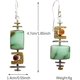 thumbnail image 2 of UBIUO Handmade Boho Earrings Vintage Gold Lightweight Drop Dangle Statement Jewelry gifts for Women Girls, 2 of 4