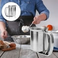 thumbnail image 3 of CIMAXIC 1pc Batter Stirring Machine Batter Dispenser Stainless Steel Kitchenware(Silver),6.38"X4.13"X4.13", 3 of 5