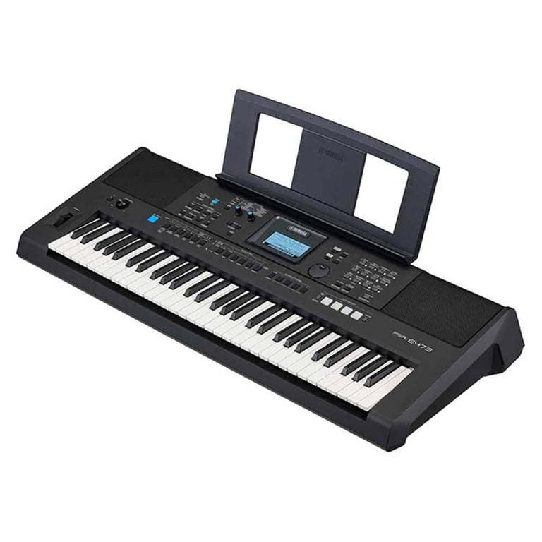 Yamaha PSR-E473 61鍵 フルセット Yamaha PSR-E473 61-Key High-Level Portable Keyboard - Walmart.com