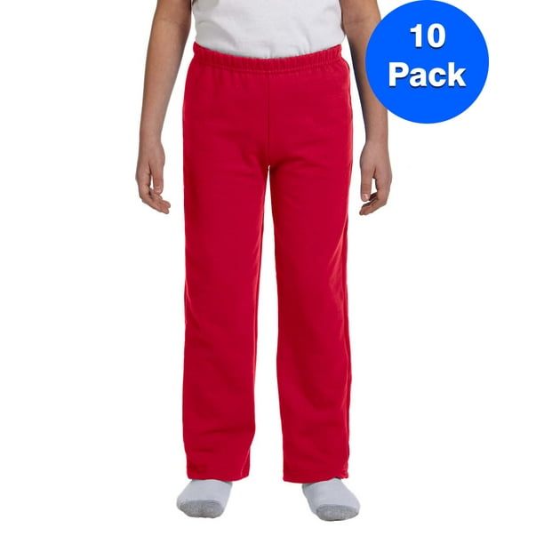 Gildan - Boys 7.75 oz. Heavy Blend 50/50 Sweatpants 10 Pack - Walmart.com - Walmart.com