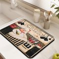 thumbnail image 3 of Coffee Mat, Coffee Vintage Chef Kitchen Coffee Bar Mat for Countertop, Rubber Backed Dish Drying Mat for Counter, Absorbent Coffee Bar Accessories Fit Under Coffee Maker Espresso Me Machine 18x24in, 3 of 7