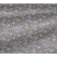 thumbnail image 4 of oneOone Cotton Jersey Light Gray Fabric Flower & Leaves Watercolor Sewing Craft Projects Fabric Prints By Yard 58 Inch Wide, 4 of 4