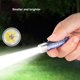 thumbnail image 3 of Yuarrent Mini llavero linterna Universal al aire libre llavero de emergencia lámpara colgante pequeño llavero impermeable luz Camping senderismo luces Estufas de camping Blanco Yuarrent OD029580-01B, 3 of 6