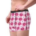 thumbnail image 4 of Naloa Plaid Heart Print Mens Underwear - Boxers for Men, Classic Briefs for Men, 4 of 9