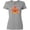 AC-Heather Grey, variant on Inktastic Thanksgiving Cute Football Turkey Women's T-Shirt