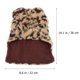 thumbnail image 2 of Moda de lujo Leopard Flush Warm Keeping Dog Clothes - Talla L, 2 of 5