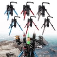 thumbnail image 2 of Retractable Fishing Rod Bracket Tripod Pole Holder Fishing Rod Support Tool Rest, 2 of 4