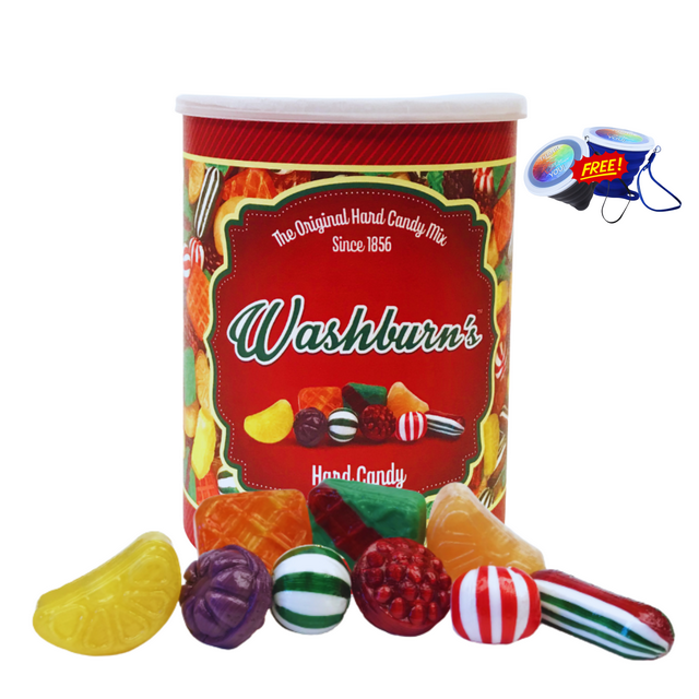 Old Fashioned Hard Candy Assortment Christmas Candies, Assorted Flavors Mix Holiday Party Favors