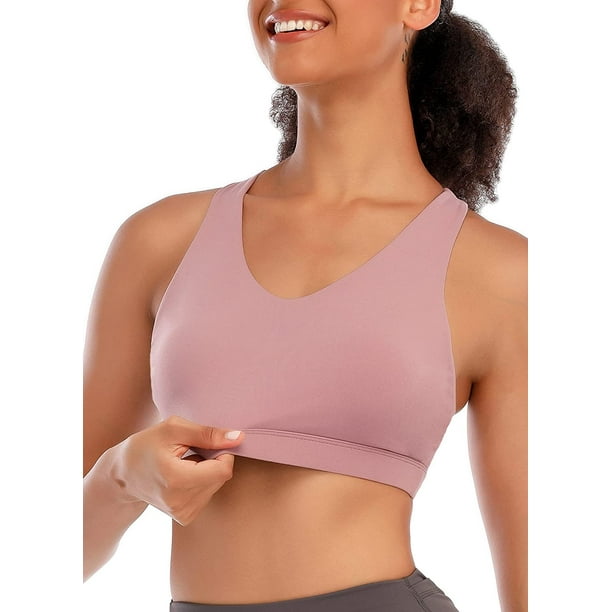 Sports Bras for Women Padded Yoga Top Sports Bra with Removable